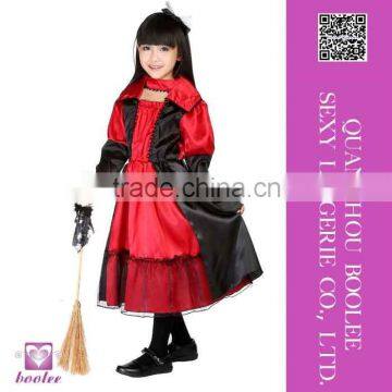 Best selling low price children witch cosplay dress halloween costume