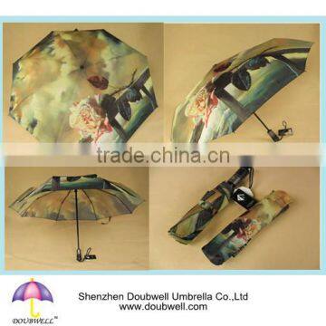 fashion umbrella artwork printed umbrella, customized design umbrella