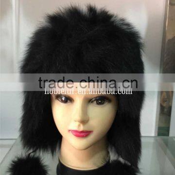 New Design Keep Warm Fox Fur Earflap Hatwindproof Headwear photo-2