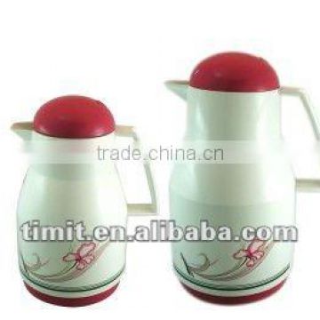 0.5L Plastic Vacuum FLask with FLower (V-H5805)