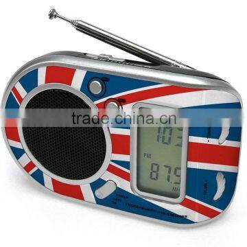 Unique Deluxe UK Flag Multiband AM FM SW Personal Portable Radio photo-2