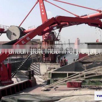 continuous screw ship unloader (three sections of arms)
