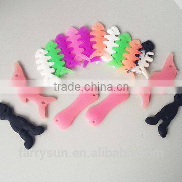 Hotsales Creative Cute Mini Tree Sapling Cable Winder Cord Organizer Silicone Earphone Winder photo-6