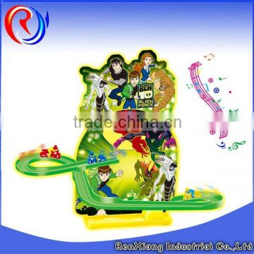 DIY educational games electric car track toy