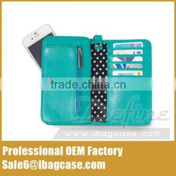 Premium Custom Brand Fashion Black Wristlet Wallet photo-6