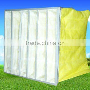 Medium efficiency industrial pocket filter for clean room