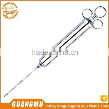 stainless steel meat injector meat saline injector with bone machine 2oz meat injector stainless steel