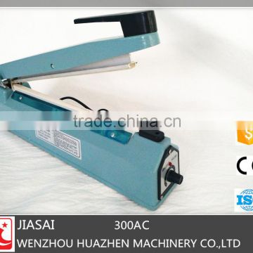 Aluminum Body hand held bag sealer SF300AC impulse heat sealer With side cutter smart sealer