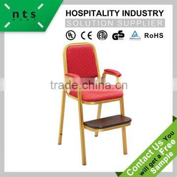 hotel banquet baby aluminium chair