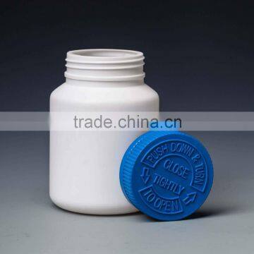 HDPE CRC cap Medicine Bottle