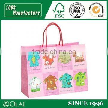 Cute Shopping Paper Bag for Boy's Clothing