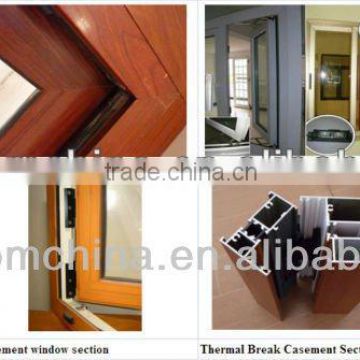 6061 alloys aluminum window and door profile