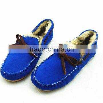 LOVELY LADIES mocassin blue suede