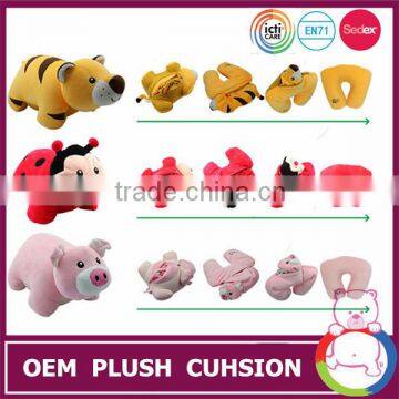 China unique pillow shape U shape cushion animal toy