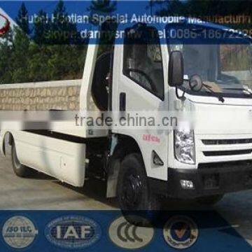 JMC hot sale low bed flat bed wrecker road resuce truck low price tow truck for sale