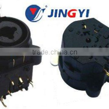 6.3mm XLR female socket with push JYA5227