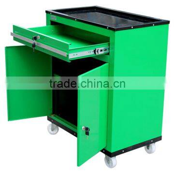 LAOA Green Color Steel Metal Portable Drawer Heavy Duty Workshop Garage Tool Trolley photo-3