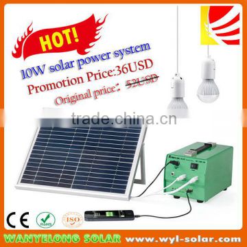 10Watts solar Chrismas systems , solar energy systems , fieldwork use solar lighting systems