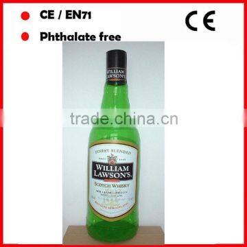 PVC inflatable promotional beer bottles with custom printing
