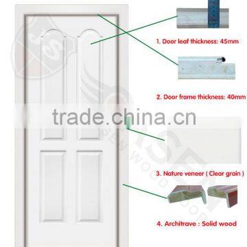 Guangzhou Fencing Designs White Oak Wooden Door for Modern Hous Design photo-2