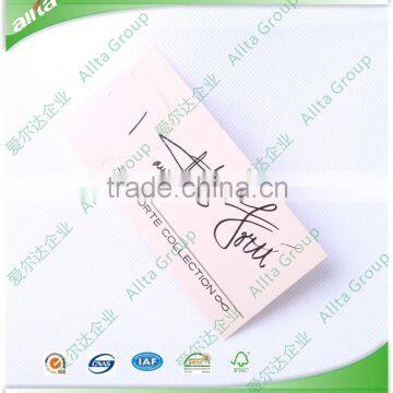 Fancy kraft paper jewelry hang tags customized in china with your logo design