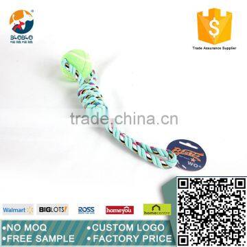 Top factory popular design rope dog toy for training