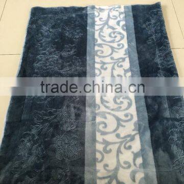 China factory New design embossed flannel fleece pillowcase