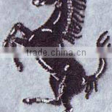 Horse embroidery patch sew on or iron on clothes