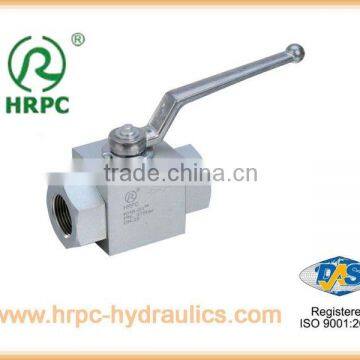 high pressure threaded connector hydraulic oil valve