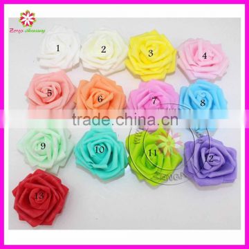 6cm head Multicolor handmade 5 layer thicken pe foam rose flower head artificial rose flowers(50pcs)