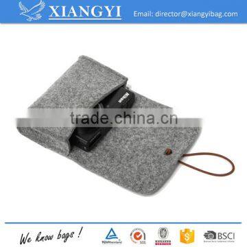 Portable Cheap Felt Coin Bag Wallet Bag Purse Camera Bag for Change Camera Phone Charger photo-2