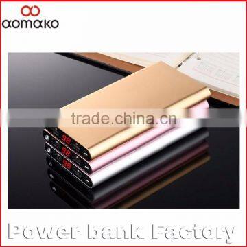 Ultrathin Aluminium Alloy Power Bank 10000,real Capacity Alloy Portable Charger Power Bank Design OEM Acceptabled