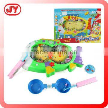 2015 funny battery operated fishing game with music light