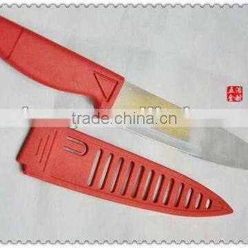 stainless steel knife with sheath