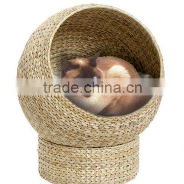 Unique Cat House Banana Leaf Cat Furniture Bed Natural Handmade