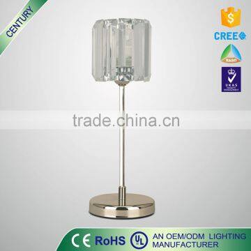 Free sample! CE UL metal G9 3W chrome beautiful table lamp