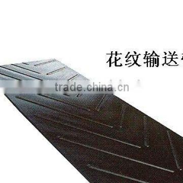 heat resistant patterned chevron conveyor belt