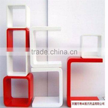 Wooden Material Display Shelf for Home Decoration