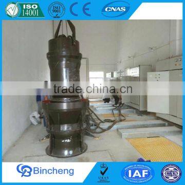 High volume propeller pond pump