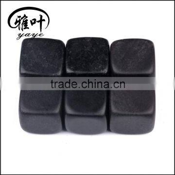 20mm Wholesale Ice Cube Whisky Stones Black Basalt Whisky Stones Bar Accessories Ice Cube Whisky Stones photo-2