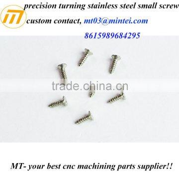 Custom Stainless steel micro watch strap screws