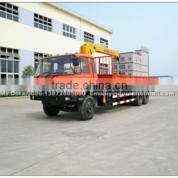 High quality low price dongfeng 8 ton loading crane truck