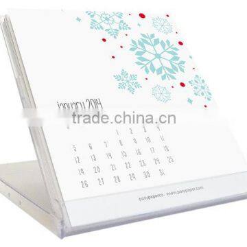 supply precision plastic cover for desktop calendar