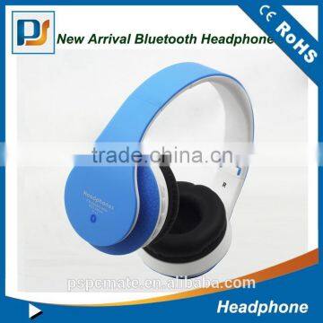 High quality wireless stereo blueooth headphone support TF card play mode , bluetooth wireless headphone for promotion gift