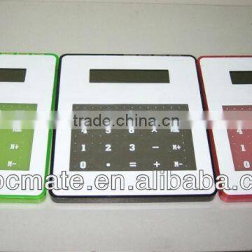 Multifunction LED thin mouse pad calculator /HUB with 3 port