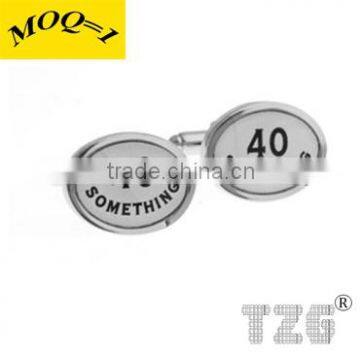 TZG09728 Fashion Cuff Link SOMETHING 40 Cufflink