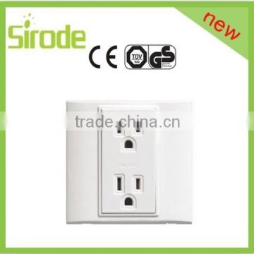 EU/UK/USA 2G universal American standard wall electrical socket outlet