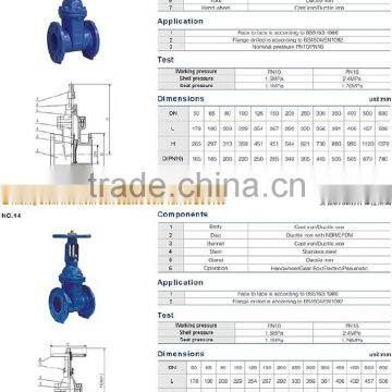 OEM Chinese Factory JIS DPS Non Rising Stem Gate Valve Quality Choice photo-3