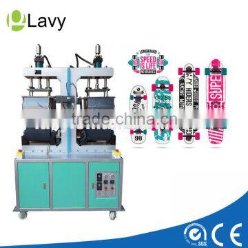 LAVY hydraulic pressure rubber roller heat press transfer machine for skateboard