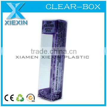 oem crystal tote box pvc plastic small box